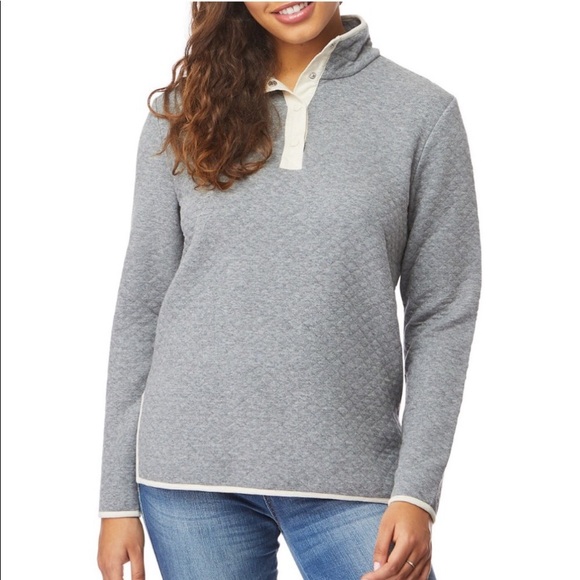 Wildflowers Tops - 😎 3/$10 Wallflower gray quilted pullover